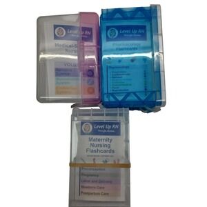 Level Up RN Maternity Nursing & Pharmacology Flashcards 2nd Edition Bundle